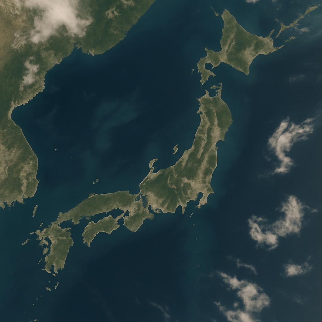 An aerial view of Japanimap.